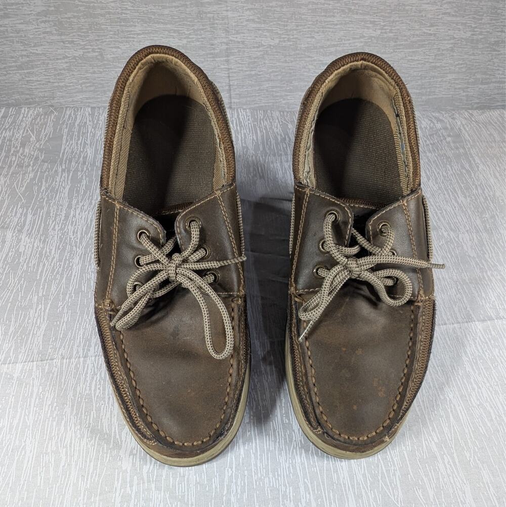 Margaritaville Gulf Stream Loafers MG1650B Mens 9.5 Tan Boat Dock Loafer Shoes